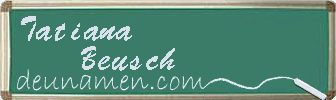 Tatiana Beusch Visitenkarte